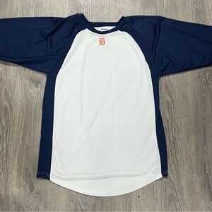Detroit Tigers 3/4 length sleeve tee shirt